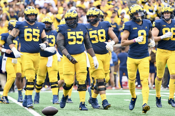 Zak Zinter (65), Trente Jones (53), Olusegun Oluwatimi (55), Giovanni El-Hadi (58), Ronnie Bell (8), and Luke Schoonmaker (86)
