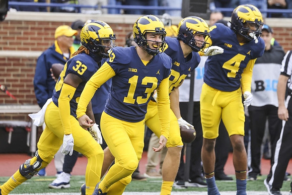 German Green (33), Jake Moody (13), Matthew Hibner (88), and Micah Pollard (4)