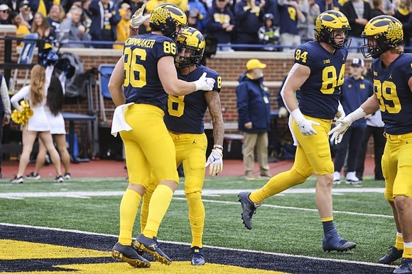 Luke Schoonmaker (86), Ronnie Bell (8), Joel Honigford (84), and Carter Selzer (89)