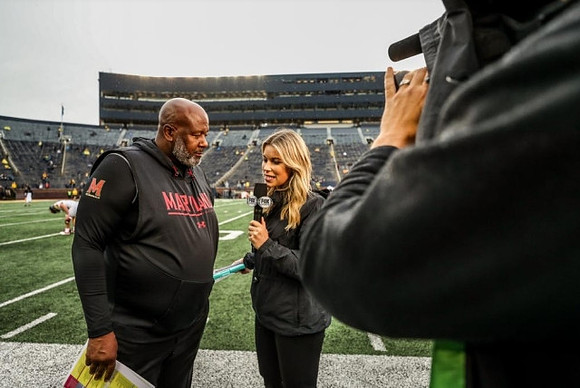 Maryland Head Coach Mike Locksley