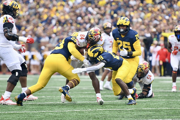Michael Barrett (23), Rod Moore (19), and Junior Colson (25)