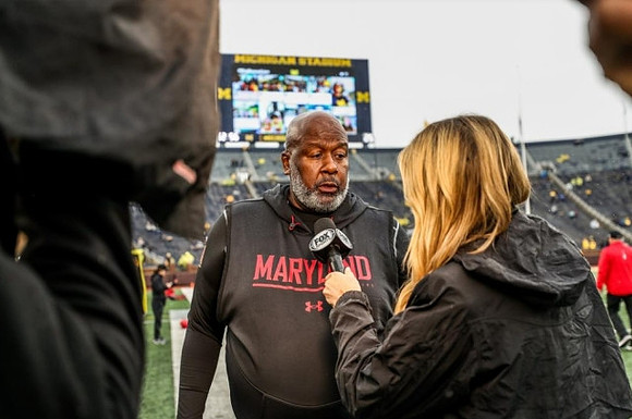 Maryland Head Coach Mike Locksley