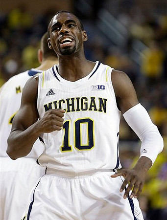 Tim Hardaway Jr. (10) and Mitch McGary (4)