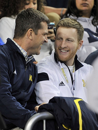 Jim Harbaugh and Jay Harbaugh