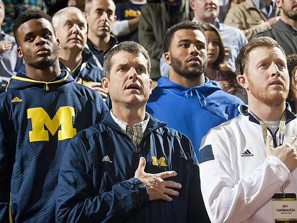Jim Harbaugh and Jay Harbaugh