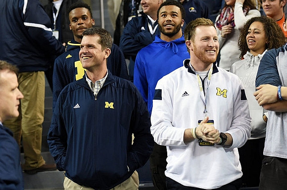 Jim Harbaugh and Jay Harbaugh