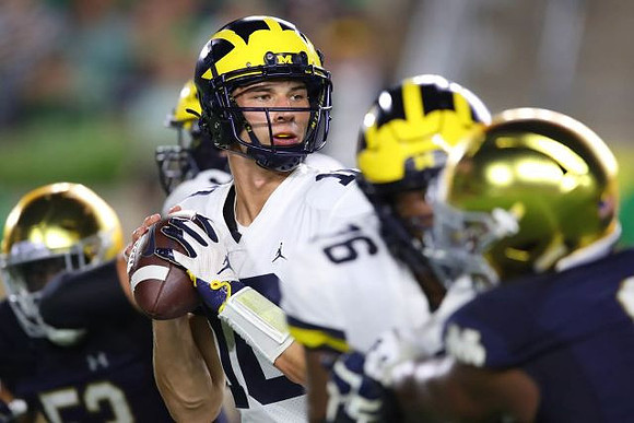 Dylan McCaffrey (10) and Juwann Bushell-Beatty (76)