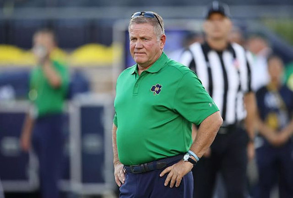 Notre Dame Head Coach Brian Kelly
