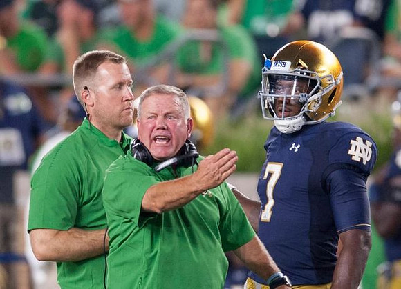 Notre Dame Head Coach Brian Kelly