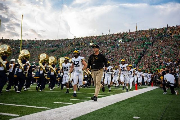Jim Harbaugh and Michigan Team