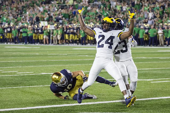 Lavert Hill (24) and Tyree Kinnel (23)