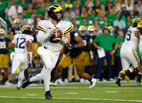 Chris Evans (12) and Shea Patterson (2)