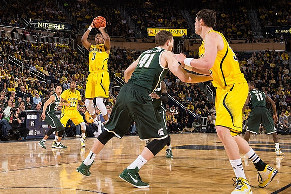 Muhammad-Ali Abdur-Rahkman (12), Kameron Chatman (3), and Ricky Doyle (32)