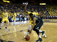 Mark Donnal (34), Aubrey Dawkins (24), Muhammad-Ali Abdur-Rahkman (12), and Zak Irvin (21)