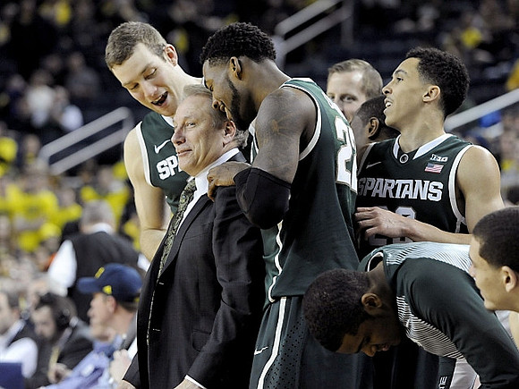 Michigan State Head Coach Tom Izzo