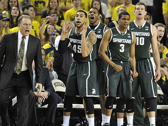 Michigan State Head Coach Tom Izzo