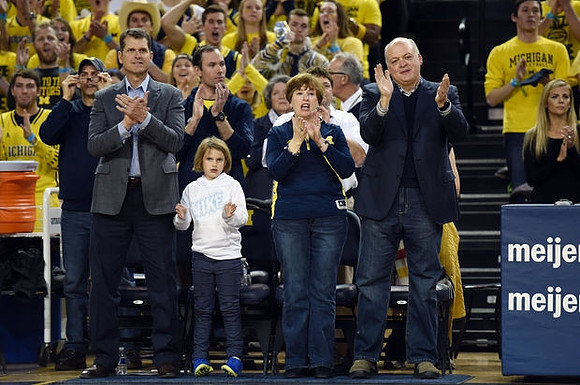 Jim Harbaugh and Jim Hackett