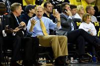 Bacari Alexander, Jeff Meyer, John Beilein, and Jim Harbaugh