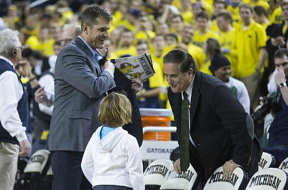 Jim Harbaugh and Steve Mariucci