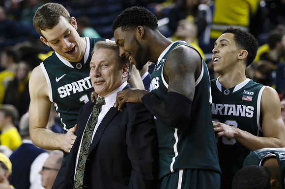 Michigan State Head Coach Tom Izzo