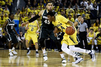 Spike Albrecht (2) and Aubrey Dawkins (24)