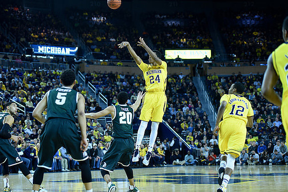 Aubrey Dawkins (24) and Muhammad-Ali Abdur-Rahkman (12)