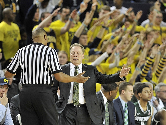 Michigan State Head Coach Tom Izzo