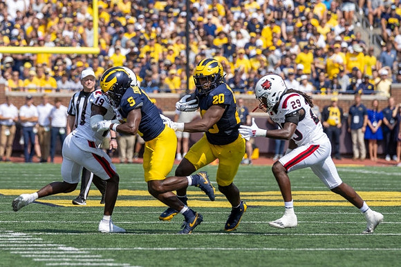 C.J. Charleston (5) and Kalel Mullings (20)