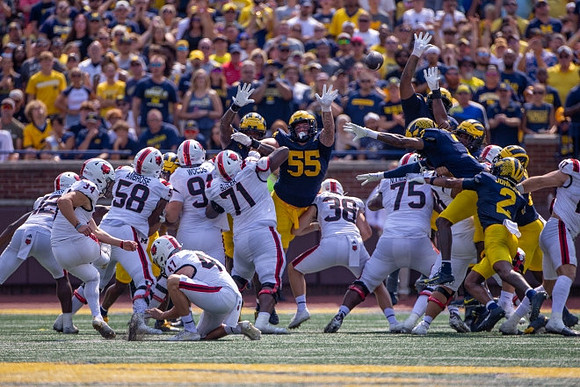 Mason Graham (55) and Will Johnson (2)
