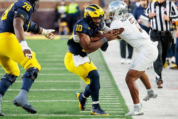 Myles Hinton (78) and Alex Orji (10)