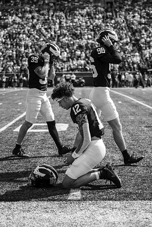 Stuart Blake (35), Dominic Zvada (96), and Kendrick Bell (12)