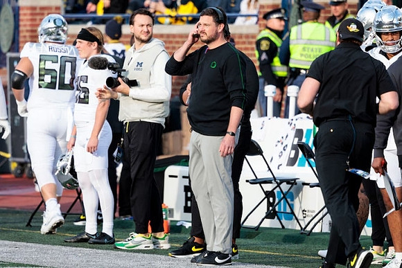 Oregon Head Coach Dan Lanning