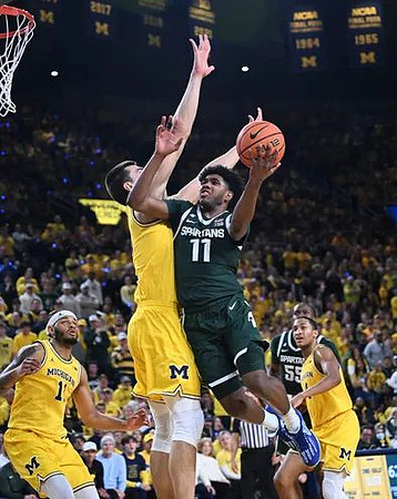 Danny Wolf (1), Vladislav Goldin (50), and Nimari Burnett (4)