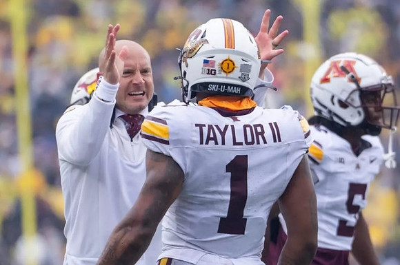 Minnesota Head Coach P. J. Fleck