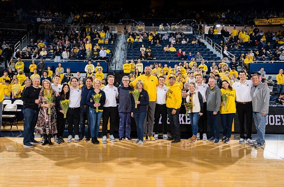 Juwan Howard and Senior Day
