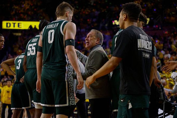 Michigan State Head Coach Tom Izzo