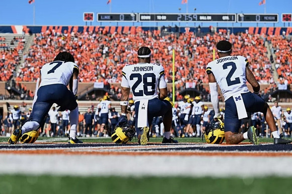 Makari Paige (7), Quinten Johnson (28), and Will Johnson (2)