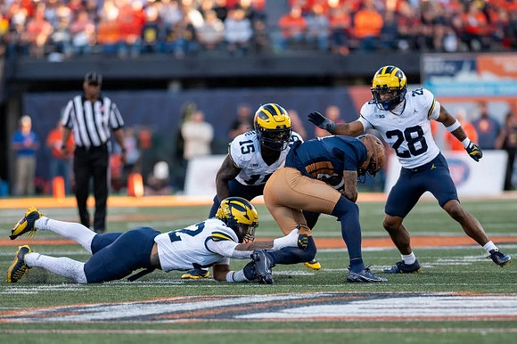 Aamir Hall (12), Ernest Hausmann (15), and Quinten Johnson (28)