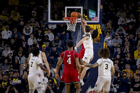 L.J. Cason (2), Vladislav Goldin (50), Will Tschetter (42), and Tre Donaldson (3)