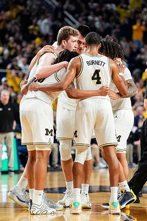 Danny Wolf (1), Rubin Jones (15), Vladislav Goldin (50), Nimari Burnett (4), and Tre Donaldson (3)