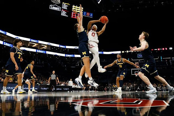 Tre Donaldson (3), Nimari Burnett (4), Vladislav Goldin (50), Roddy Gayle Jr. (11), and Danny Wolf (1)