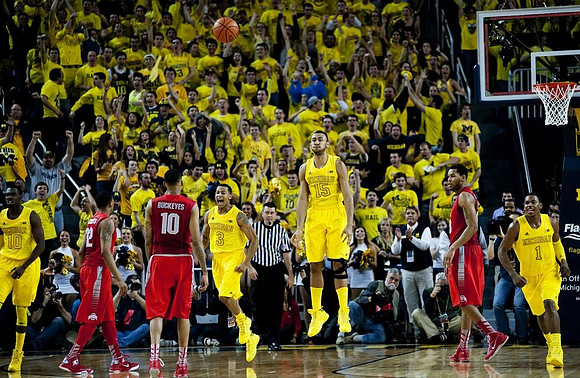 Tim Hardaway Jr. (10), Trey Burke (3), Jon Horford (15), and Glenn Robinson III (1)