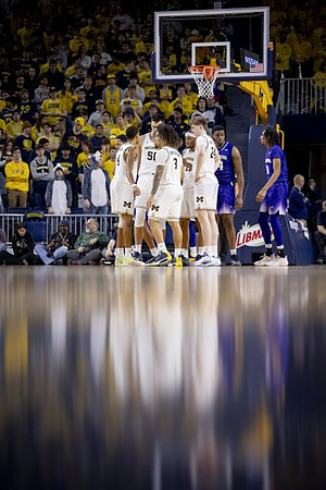 Nimari Burnett (4), Vladislav Goldin (50), Tre Donaldson (3), Rubin Jones (15), and Sam Walters (24)