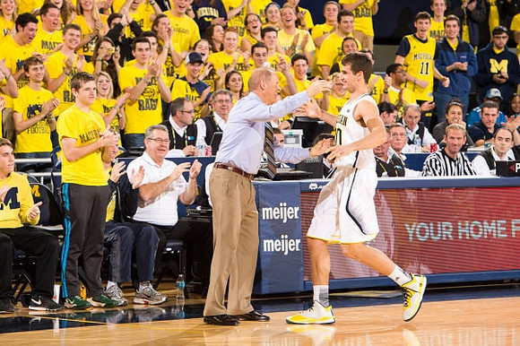 John Beilein and Austin Hatch (30)