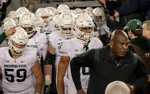 Michigan State Head Coach Mel Tucker