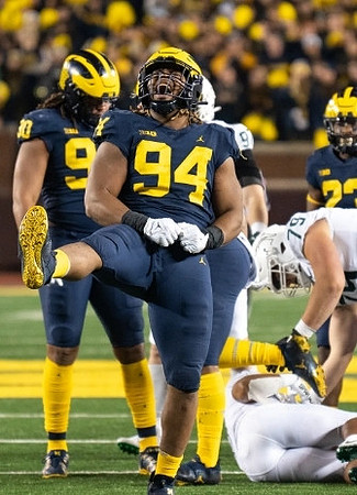 Mike Morris (90), Kris Jenkins (94), and Michael Barrett (23)