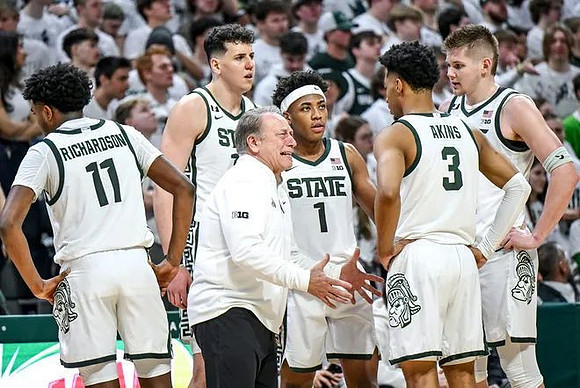 Michigan State Head Coach Tom Izzo