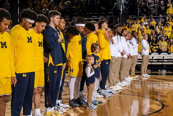 Dusty May and Michigan Team