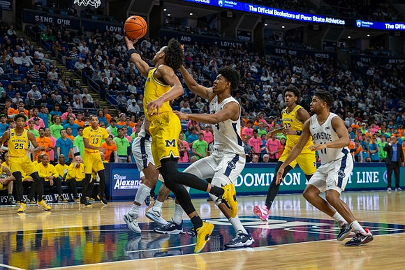 Kobe Bufkin (2), Jace Howard (25), Jett Howard (13), and Tarris Reed Jr. (32)