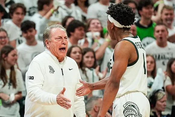 Michigan State Head Coach Tom Izzo